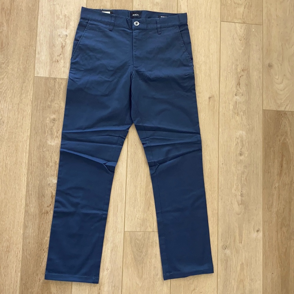 RVCA Weekend Stretch Straight Fit Pant, Midnight
